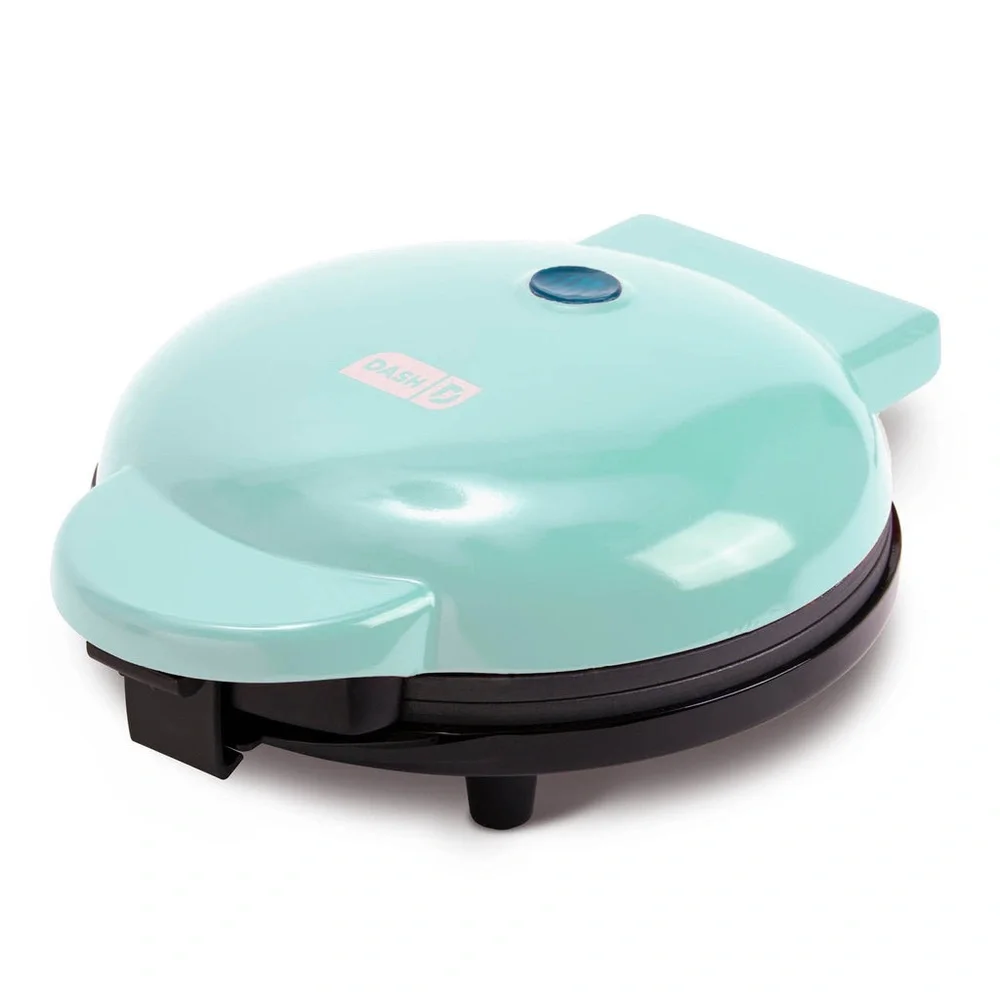 Dash Express 8” Aqua Waffle Maker Nonstick Compact Maker Recipe Guide